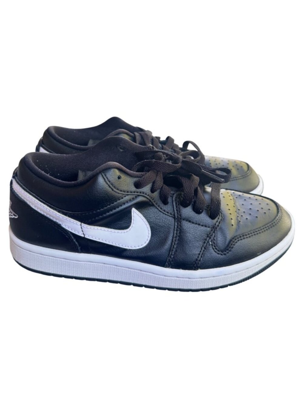 Nike Air Jordan 1 Low "Panda" Black/White DV0990-001 Women's Size 7.5